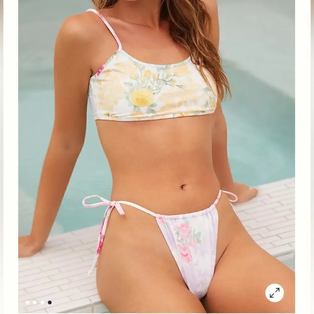 Miyo Bikini Set in Rainbow Clouds